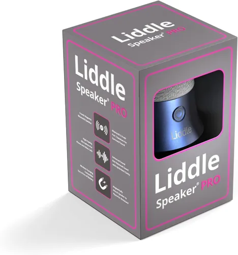 Miniatura 2 de D3 Products Liddle Speaker Pro - Altavoz Bluetooth portátil magnético con micrófono para iPhone 12/13/14/15/16 - 5W de audio inalámbrico, 8 horas