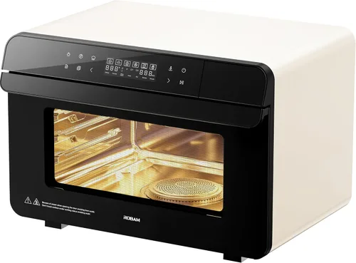 ROBAM Horno combinado con freidora de aire tostadora, horno de vapor de encimera 20 en 1 con convección de vapor para asar y hornear, cocción