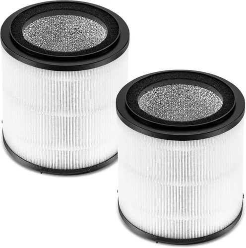 Filtro de repuesto para purificador de aire Silveronyx KJ150F-C02, filtro de carbón activado HEPA de 5 velocidades H13 (habitación grande de 500