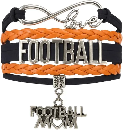 Miniatura 4 de Sportybella Pulsera de fútbol para mamá, pulsera de fútbol para mamá, pulsera de fútbol para madres de fútbol americano