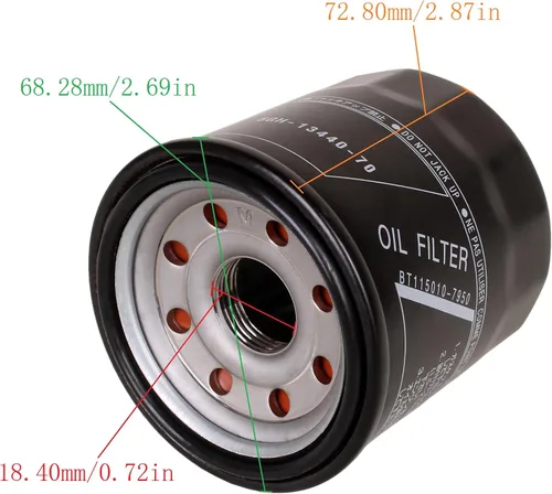Miniatura 3 de SouthMarine Motor de barco 5GH-13440-00/20/30 5GH-13440-50/60/61/70 Filtro limpiador de aceite para motor fuera de borda Yamaha F15 F25 F40 F50 F60