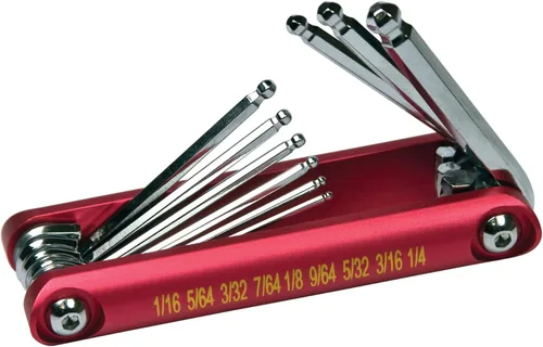 Miniatura 4 de Performance Tool Juego de llaves hexagonales de brazo largo métrico 20148 - Acero al cromo vanadio para mayor resistencia y durabilidad con extremos