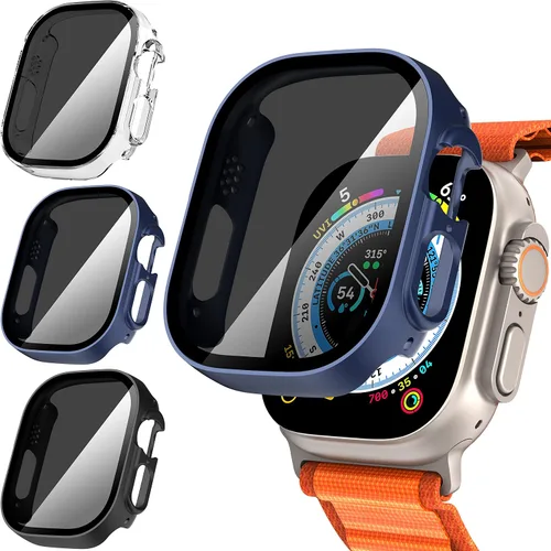 Miniatura 12 de Suoman Paquete de 3 fundas protectoras de pantalla de privacidad para Apple Watch de 1.575 pulgadas (1.575 pulgadas), antiespías, ultrafina