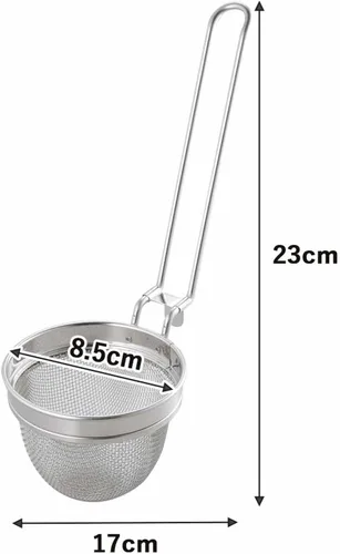 Miniatura 6 de Shimomura Kihan 29343 - Colador de miso, Meijin [fabricado en Japón] de acero inoxidable, apto para lavavajillas, se puede colgar en el borde de una