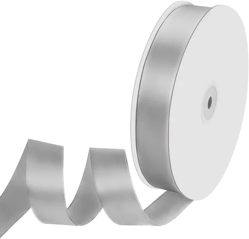 Miniatura 121 de Cinta de tela de satén de 1-1/2 pulgadas de ancho x 50 yardas, cinta negra perfecta para lazos de bricolaje, guirnaldas, envoltura de regalos