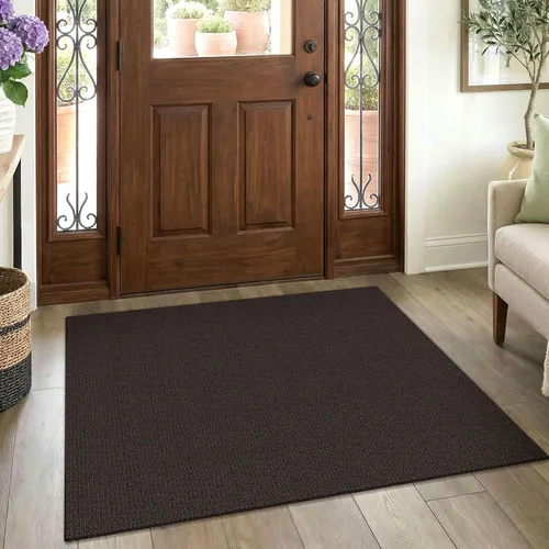 Miniatura 133 de EARTHALL Alfombra pequeña de 2 x 3 pies, lavable para entrada, antideslizante, trenzada, alfombra para puerta interior y exterior, alfombra tejida