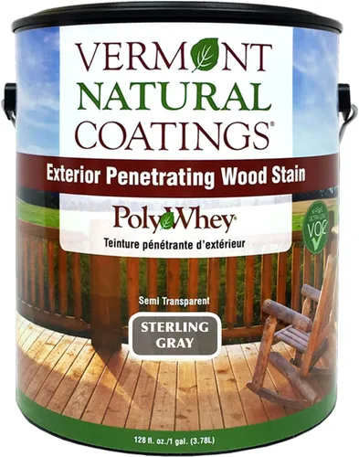 Miniatura 13 de Vermont Natural Coatings PolyWhey - Tinte penetrante exterior - marrón bellota - cuarto de galón marrón (Acorn Brown)