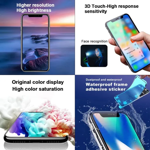 Miniatura 4 de EFAITHFIX para iPhone 11 Reemplazo de pantalla LCD de 6.1 pulgadas, ensamblaje de marco, pantalla LCD y digitalizador de pantalla táctil 3D con kit