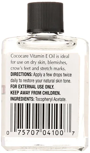 Miniatura 2 de Cococare Aceite de vitamina E, 14000 LU, 0.5 onzas líquidas