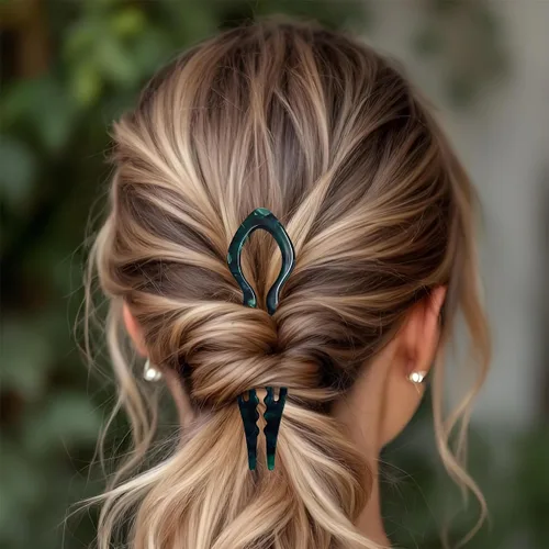 Miniatura 4 de 4 horquillas para el cabello para mujer, horquilla francesa en forma de U, horquilla francesa para el cabello, accesorios elegantes para el cabello