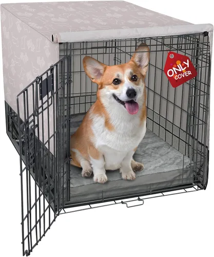 Miniatura 8 de Explore Land Funda transpirable para jaula de perro, ventilación de malla de 4 lados, funda básica para perrera para mascotas, todos los lados