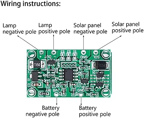 Miniatura 2 de Hilitand 3.2 V 3.7 V Placa de controlador solar Controlador de carga de batería de litio Control de placa de circuito solar para energía solar