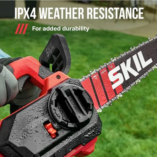 Miniatura 8 de SKIL PWR CORE 40 Kit de motosierra sin escobillas de 40 V 12 pulgadas con mango superior que incluye batería de 2.0 Ah y cargador-TH1200C-11