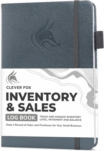 Miniatura 11 de Clever Fox Libro de registro de inventario y ventas para pequeñas empresas: libro de contabilidad de inventario, cuaderno de inventario, libro