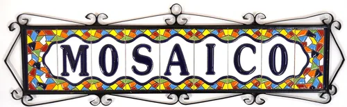 Miniatura 4 de Números de casa 4 pulgadas. Azulejos de números de casa pintados a mano para letreros, direcciones y nombres. Números de dirección para casas.