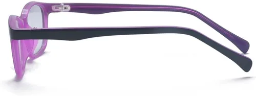 Miniatura 3 de ALWAYSUV Gafas de computadora con bloqueo de luz azul para niños, niñas, adolescentes, niños, gafas de juegos para reducir la fatiga ocular, Púrpura