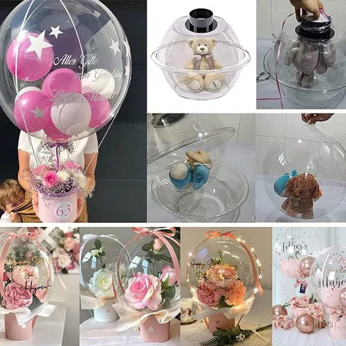 Miniatura 2 de Máquina de relleno de globos, kit de herramientas de relleno para regalos, decoración de bodas, fiestas, Navidad, expansor de globos, máquina