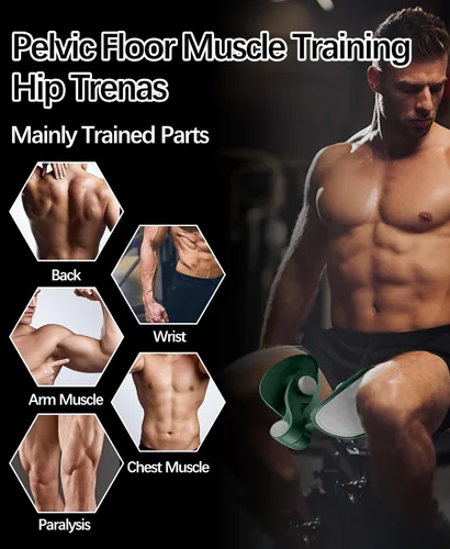 Miniatura 2 de Pelvic Floor Exercise Device with 35-49 lb Resistance, Kegel and Inner Thigh Muscle Trainer, Home Workout Equipment for Postpartum Recovery, Women &
