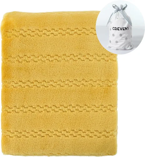 Miniatura 40 de CREVENT Manta de Felpa Sedosa y Linda para Bebé Niñas & Niños, Recién Nacidos, Bebés, Cuna, Cochecito, Silla de Paseo, Regalo Adecuado para Todas