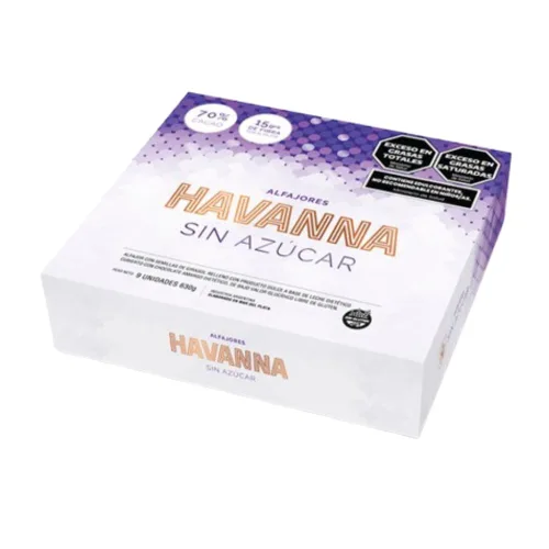 Alfajor Sin Azúcar Sin Azúcar con Relleno Dietético Dulce de Leche y Semillas de Girasol, Sin Gluten De Argentina Por Havanna, 22.22 oz / 22.22 Oz