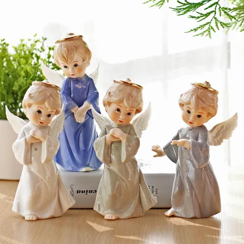 Miniatura 3 de MTME Figuras de porcelana, permitiendo que los sueños se eleven, artesanías, escultura, decoración del hogar (adorno, decoración, regalo)