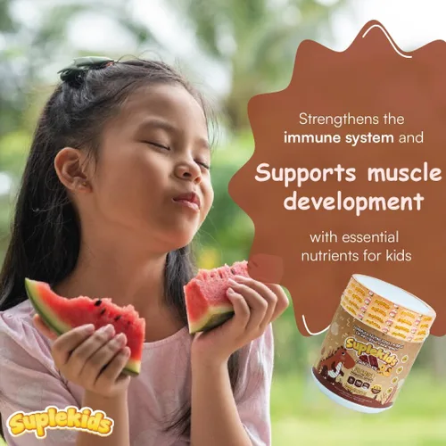 Miniatura 6 de Batido de proteínas para niños - Sabor a chocolate - Proteína en polvo para niños - Crecimiento y desarrollo saludables - Apoyo al aumento