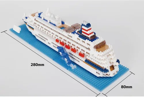Miniatura 6 de nanoblock - mundialmente famoso - M.S. AsukaⅡ, kit de construcción de la serie Advanced Hobby