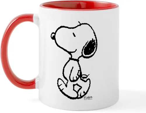 Miniatura 11 de CafePress Springtime Snoopy - Taza de café de cerámica, taza de té, 11 onzas