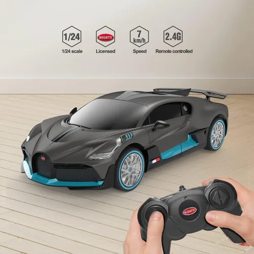 Miniatura 3 de RASTAR Bugatti - Auto a control remoto Bugatti Divo 1:24, auto de juguete Bugatti para niños y adultos
