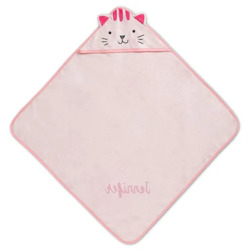 Miniatura 4 de Delta Children Toalla de baño con capucha personalizada para bebé/lactante - Super suave y absorbente - Esencial para recién nacido - Regalo ideal