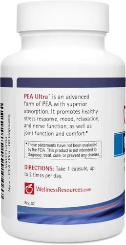 Miniatura 2 de Wellness Resources Pea Ultra con Levagen+ Suplemento de guisante de alta absorción para dolor menor, salud de las articulaciones, apoyo al sueño