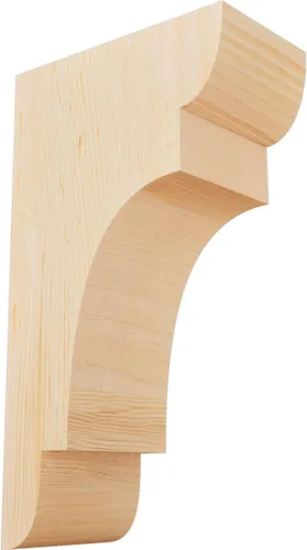 Miniatura 16 de Ekena Millwork COR04X12X12NEB00RWR 4 pulgadas de ancho x 12 pulgadas de profundidad x 12 pulgadas de alto New Brighton Rough Sawn Corbel, cedro rojo