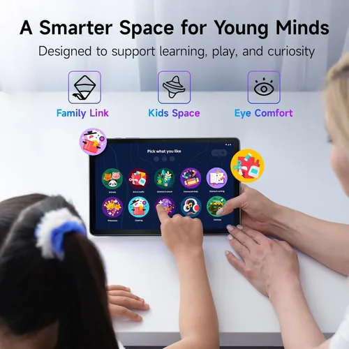 Miniatura 8 de TCL Tableta Android TAB 10 Gen 4, pantalla FHD IPS de 10.1 pulgadas, CPU Octa-Core, 12 GB de RAM (4 GB+8 GB), 128 GB de almacenamiento, batería