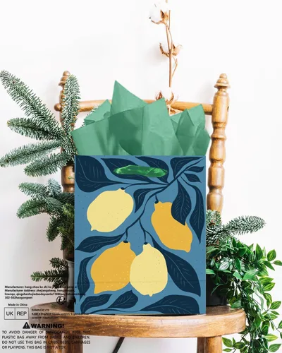 Miniatura 8 de qiqee Clash Flowers - Bolsas de regalo de papel con asas de papel de seda, 12 piezas de 2.4 x 4.7 x 6.3 pulgadas, tamaño pequeño