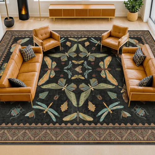 Miniatura 63 de Hazo Haus Alfombra de Baño Bohemia Lavable 2x3, Alfombras Pequeñas para Cocina, Tocador, Puerta Principal Entrada Interior, Antideslizante Pelo Bajo