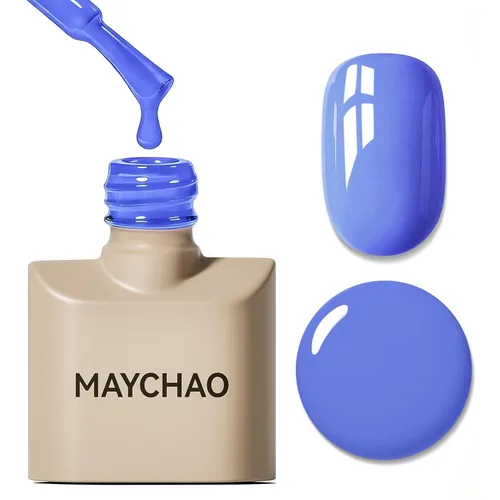 Miniatura 16 de MAYCHAO Esmalte de uñas de gel rosa intenso de 0.5 onzas líquidas, 1 unidad de esmalte de gel rosa brillante, esmalte de uñas que se absorbe con luz