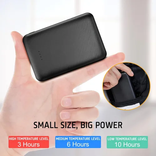 Miniatura 3 de Paquete de batería 5V2A para chaleco calentado, chaqueta calentada, batería externa de 10000 mAh para hombres y mujeres