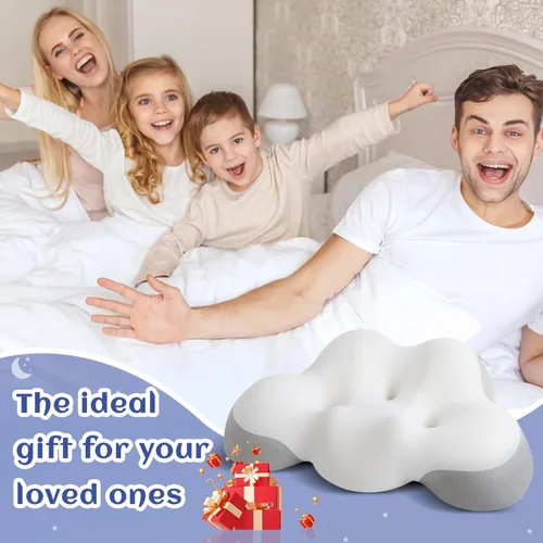 Miniatura 8 de Almohada cervical para cuello y hombro, almohada ergonómica para dormir lateral para soporte del cuello, almohadas de espuma viscoelástica