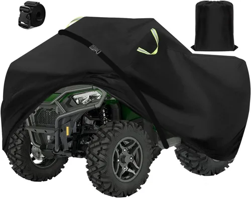 Miniatura 8 de Funda para ATV, Impermeable para Exteriores de Servicio Pesado Cubiertas para Vehículos de 4 Ruedas, Poliéster 420D Antidesgarro Anti-UV, Cubierta