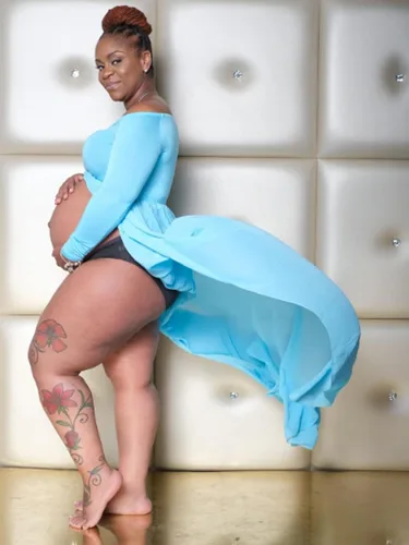 Miniatura 6 de YnimioAOX Vestido de maternidad de manga larga con hombros descubiertos para mujer, para fotografía, vestido de maternidad de gasa para sesión