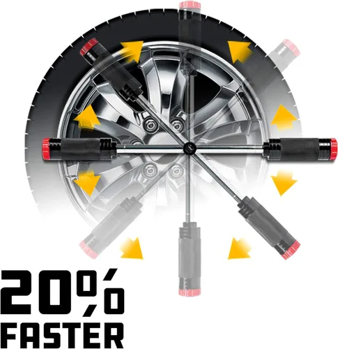 Miniatura 5 de Powerbuilt Billy Club - Llave universal para cambiar los neumáticos del vehículo rápidamente, romper tuercas sueltas, servicios de emergencia