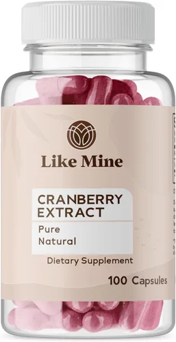 Like Mine Extracto de arándano (100 cápsulas) puro, sin aditivos, un solo ingrediente (100 unidades)