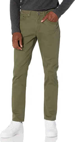 Miniatura 26 de Amazon Essentials - Pantalones ajustados para hombre, diseño de sarga elástica con 5 bolsillos