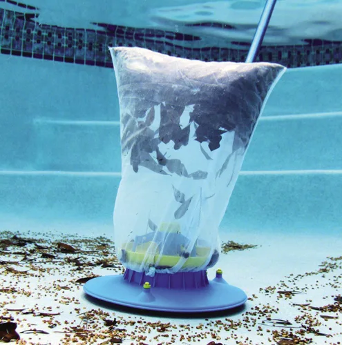 Miniatura 2 de Aquatix Pro Repuesto de bolsa de malla fina de alta calidad con cable de tracción y bloqueo para aspiradora de hojas de piscina, comedor, atrapador