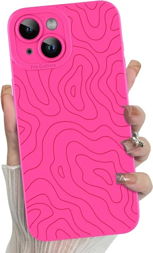 Miniatura 20 de MZELQ para iPhone 12 Pro Max, Funda de silicona con patrón floral de flores y girasoles, rosa, lindo, protección de cámara, funda suave y delgada