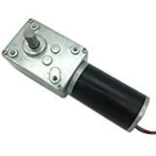 Miniatura 8 de BRINGSMART Motor de engranaje sin fin de CC de 12V 160rpm Motor de autobloqueo de 10kg.cm Motor de engranaje de mini turbina invertida para Robot