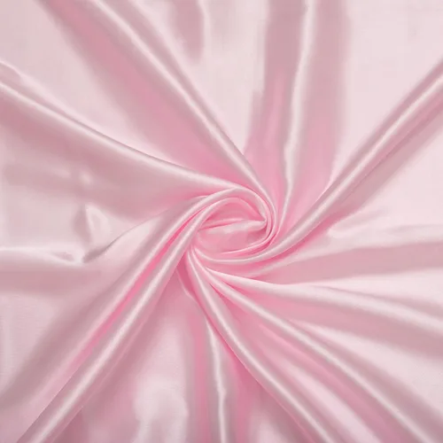 Fynite Tela de satén Charmeuse | 2 yardas | 44 pulgadas de ancho | Tela de satén brillante y sedosa | Vestido de novia a la moda, manualidades, Rosa
