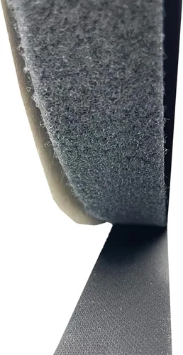 Miniatura 4 de Carrete de cinta de gancho y bucle no adhesivo para coser de 1.5 pulgadas x 164 pies, tela de nailon duradera de resistencia industrial