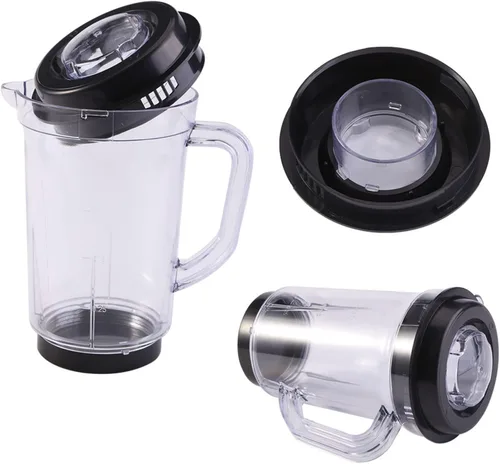 Miniatura 9 de Jarra de repuesto para licuadora, 33.8 fl oz de grado alimenticio de PC transparente, contenedor compatible con licuadora para modelos Magic Bullet