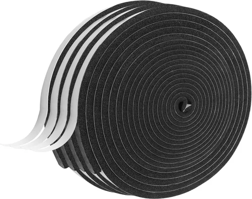 Miniatura 31 de Tira de Sellado Meteorológico para Puertas, Tira de Sellado para Puertas y Ventanas, 1 Pulgada x 1/8 Pulgada x 33 Pies, Cinta de Aislamiento